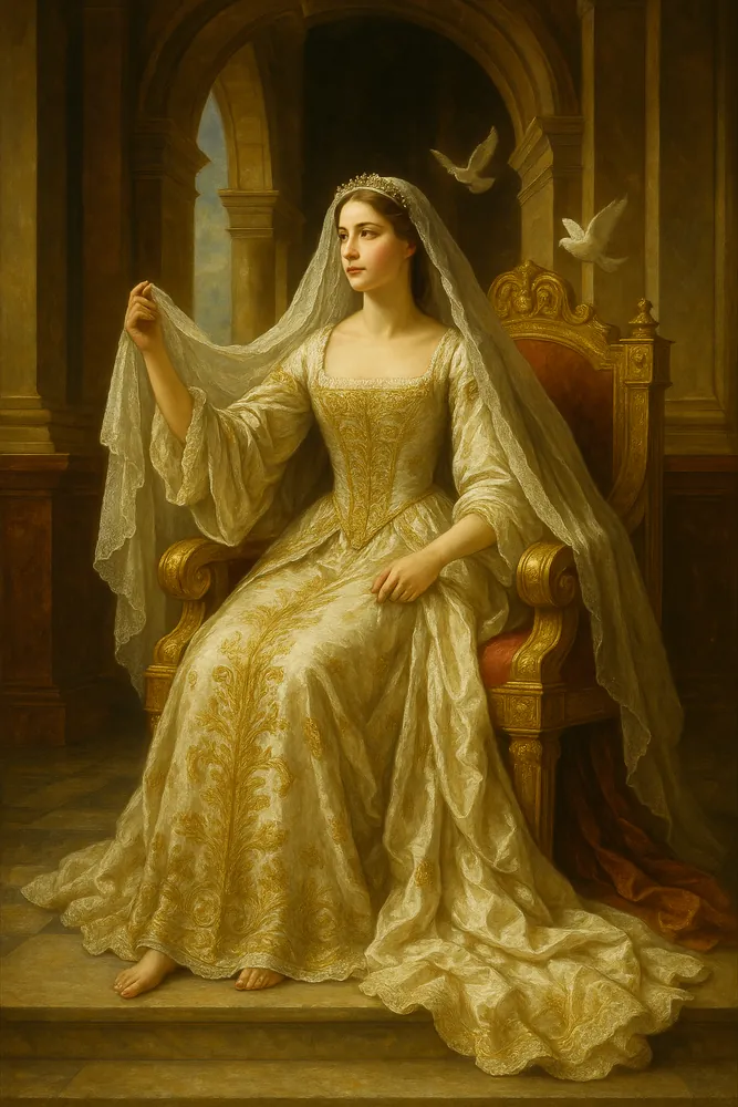 Bride on Throne