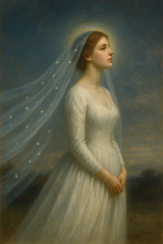 Bride Starry Veil