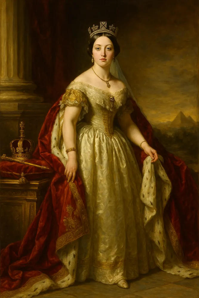 Queen Victoria in White