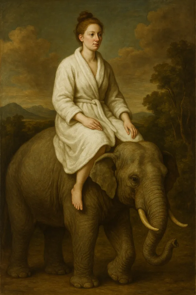 Meme Queen Elephant Ride