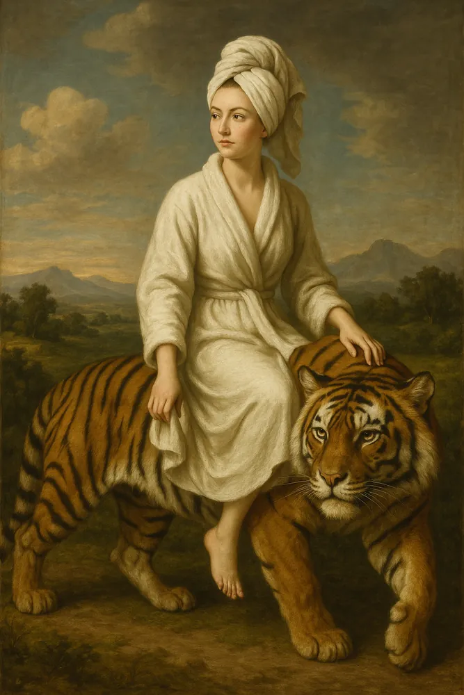 Meme Queen Tiger Ride