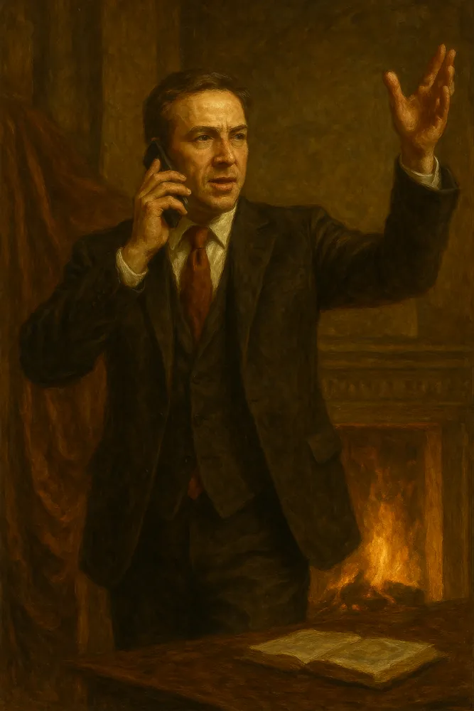 Businessman on Phone