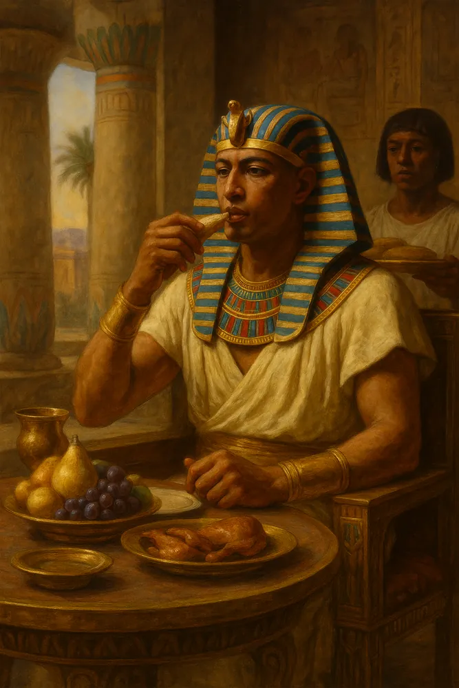 Pharaoh Eating