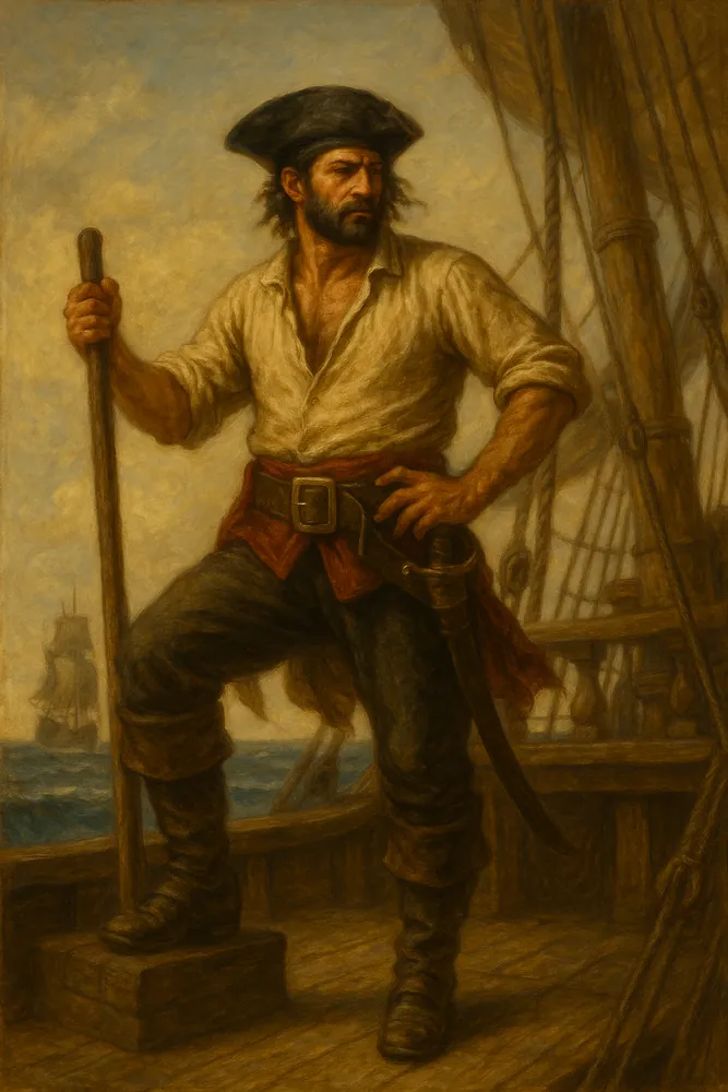 Pirate on Ship