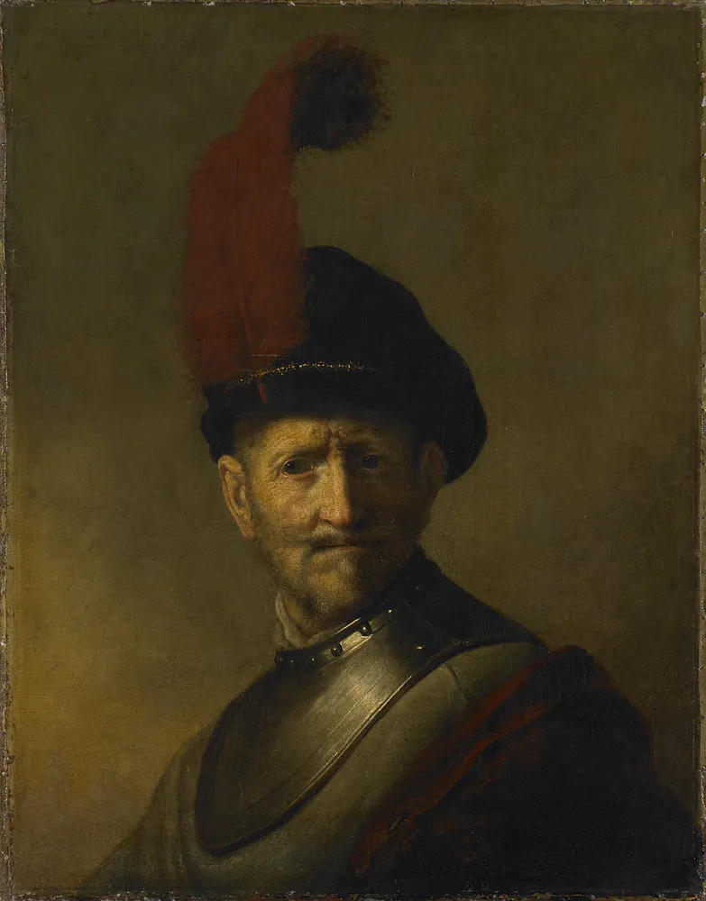 An Old Man in Military Costume Formerly Called Portrait of Rembrandt S Father