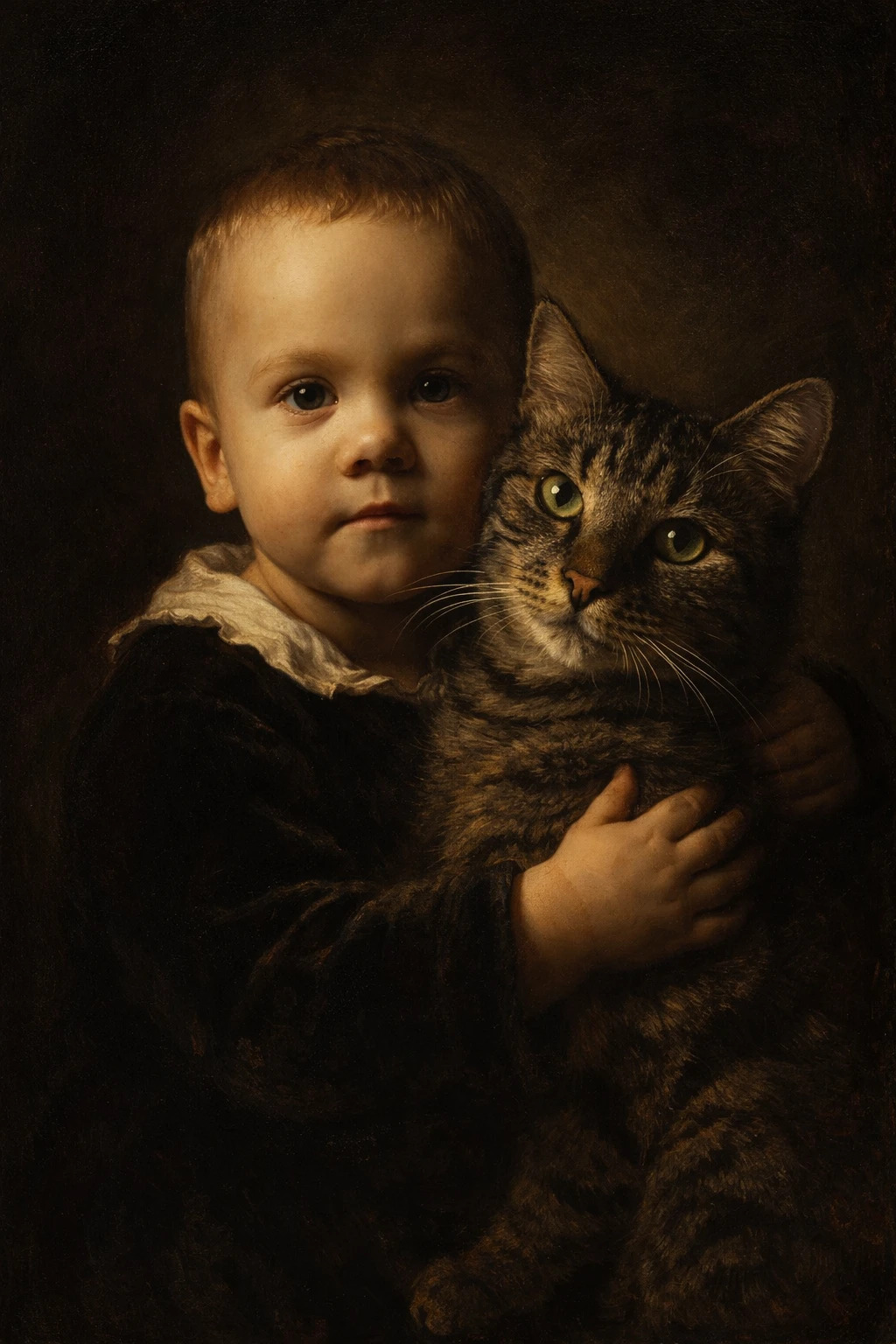 The Boy and His Cat